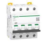 Acti9 iC60N - Disjoncteur - 4P - 10A - Courbe C - 400Vca - 6000A/10kA - SCHNEIDER ELECTRIC - A9F77410