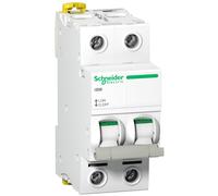 Acti9, iSW interrupteur-sectionneur 2P 63A 415VAC - SCHNEIDER ELECTRIC - A9S65263