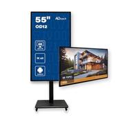 ACTIEXPRESS ADVUE Écran d'Affichage Dynamique 4K UHD - Moniteur Professionnel Vitrine Haute Luminosité 1000 Nits - Android 12, Usage 24/7, Wi-FI USB - Panneau Digital Publicitaire (55"(140cm))
