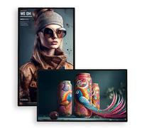 ACTIEXPRESS ADVUE Écran d'Affichage Dynamique Mural 43 Pouces - Moniteur Professionnel Intérieur Full HD - Android, Wi-FI, Verre Trempé 24/7 - Panneau Digital Publicitaire pour Boutique Et Agence