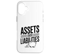 Actifs sur passifs Littératie financière Motivation Coque pour iPhone 16 Plus
