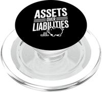 Actifs sur passifs Littératie financière Motivation PopSockets PopGrip pour MagSafe