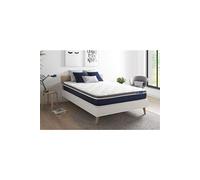Matelas Actilatex Confort 140 x 190 cm Latex et mémoire de Forme - Epaisseur : 26 cm - Confort : Mi-Ferme - 7 Zones de Confort