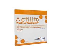 ACTILITE Lot de 10 pansements imprégnés de miel, 10 x 10 cm