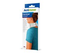 Actimove Collier Cervical Densité ferme, Largeur standard, Taille L | Professional Line, Blanc, Pour entorses, foulures et usage post-opératoire, Aide à maintenir la tête en position stable