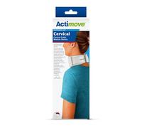 Actimove Collier cervical Professional Line - Densité moyenne - Pour entorses, foulures et usage post-opératoire - Aide à maintenir la tête en position stable - Blanc - Largeur standard - Taille L