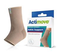 Actimove® EVERYDAY SUPPORTS Chevillère - Compression ferme, soutien durable - Design hélix - Pour une utilisation excessive et des douleurs chroniques de la cheville - Beige - Taille M