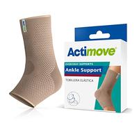 Actimove® EVERYDAY SUPPORTS Chevillère - Compression ferme, soutien durable - Design hélix - Pour une utilisation excessive et des douleurs chroniques de la cheville - Beige - Taille S