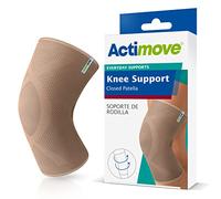 Actimove® EVERYDAY SUPPORTS Knee Support Closed Patella - Firm Compression, Durable Support - Helix Design - For Overuse and Chronic Knee Pain - Beige, Medium