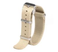 ACTINPANT Bracelet de montre 1 pièce 20 mm 22, confortable, lavable, for homme(Cream-S,22mm)