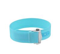 ACTINPANT Bracelet de montre en toile 20 mm for Swatch X, unisexe, sport, étanche, boucle pliable, 1 pièce(Sky Blue,20mmBlack Buckle)