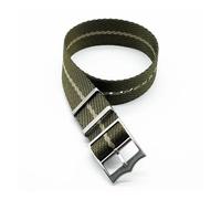 ACTINPANT Bracelet de montre rayé qualité supérieure for Tudor, 20 mm ou 22, avec anneau mobile (1 pièce)(Olive khaki,22mm)