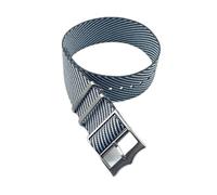 ACTINPANT Bracelet de montre rayé qualité supérieure for Tudor, 20 mm ou 22, avec anneau mobile (1 pièce)(Gray white,22mm)