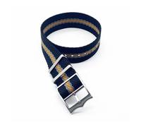 ACTINPANT Bracelet de montre rayé qualité supérieure for Tudor, 20 mm ou 22, avec anneau mobile (1 pièce)(Black gray orange,22mm)