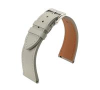 ACTINPANT Bracelet de montre vintage en cuir cousu qualité supérieure, finition Saffiano, disponible 18 mm, 20 et 22(Grey 1,18mm)