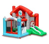 Action Air - 9315 - Aire de Jeu Gonflable - Happy House avec Toboggan