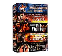 Action aventure - Coffret 5 films n° 2 : Dans les griffes du Tigre + L'empreinte du Tigre + Pit Fighter + Red Scorpion + Ring of Steel [Pack]