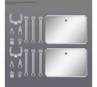 Bandai Gundam Action Base 6 Transparent Autocollants Set