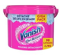 Action Booster de Lavage Détachant Textile et Anti-décoloration Poudre efficace dès 20°Pot de 2 7 Kg
