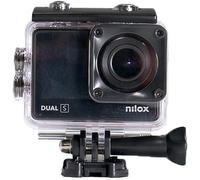 , Action Cam Dual S, Action Camera Résolution 4K/60 Fps, Grand Angle À 170 °, Écran Arrière Tactile, Étanche Jusqu'À 30 M Avec Étui Étanche, Avec Fixations Adhésives, Kit De Montage