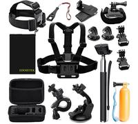 Action Camera Accessories Kit, Compatible With Gopro Hero 12 11 10 9, Dji Osmo 4 3 2, Akaso, Wolfang, Vemont, Insta360-Marque Générale