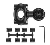 Action Camera Ball Head - Adaptateur de Miroir de Moto, Support de Montage étanche | Équipement d'enregistrement Sportif à vélo à l'extérieur, Support de Non-Glissement pour l'installation du Guidon