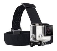 Action Camera Head Mount Strap Wearing Head Belt Compatible with Gopro Hero 13 12 11 10 9 8 7/AKASO EK7000 Brave 4 Brave 7 V50X/ODDV/WOLFANG/Apexcam/Surfola/Xilecam/Icefox (No Cam & Waterproof Case)