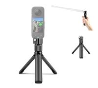 Action Camera Mini trépied pliable avec poignée rotative pour Insta360 X3/X4/X5/ONE X2/X/RS, PULUZ 1/4" vis de table Bullet Support horaire compatible avec GoPro Hero/DJI et plus, cardan