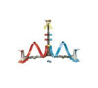 Hot Wheels – Kit de piste GRW39 de lancement et boucle – 18 pièces, orange – 0-3 ans