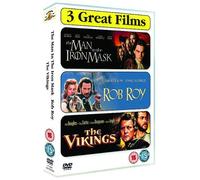 Action Collection Man in Iron Mask/Rob Roy/The Vikings [Edizione: Regno Unito] [Import]