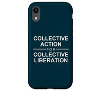 Action Collective pour la liberté Collective Citation Coque pour iPhone XR