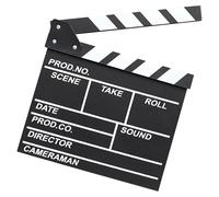 Action Cut Clapper, Clap Cinema Professionnel, Clap de Cinéma, pour Réalisateur Hollywood Camera Film Studio
