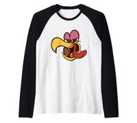 Action de grâce, Visage de Dinde drôle pour garçons et Filles Manche Raglan