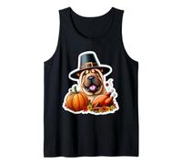 Action de grâces Chinoise Shar-Pei Dog Owner Lover Funny Turquie Débardeur