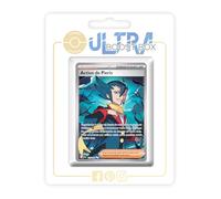 Action de Pieris 120/094 Dresseur Full Art Secrète - Ultraboost X Méga-Évolution 2 Flammes Fantasmagoriques - Coffret de 10 Cartes Pokémon Françaises