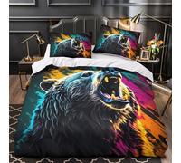 Action des chars de combat Parure de Lit Microfibre Super Douce 3D Imprimée Illustration de guerre Housse de Couette Fermeture Éclair Ultra Douce Léger for Garçons Adolescents King（220x240cm）