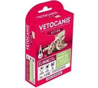 Action Duo pipette VETOCANIS AntiPuces AntiTiques Chat G