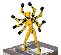 Action Figure Model - Robotic Full Body Cartoon Character for Dynamic Display and Collector Showcase, Articulated Joint Design with Poseable Structure, Desktop Decoration for Fans Collectors Bedside
