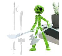 Action Figures - Collectible Poseable Action Figures, Movable Articulated Toy Figure Set, Display Model for Kids Teens Collectors, Desktop Shelf Home Office Decor 4.72 inch