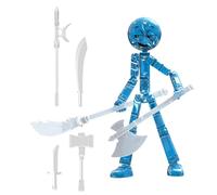 Action Figures - Collectible Poseable Glow in The Dark Action Figures, Movable Articulated Toy Figure Set, Display Model for Kids Teens Collectors, Desktop Shelf Home Office Decor 4.72 inch