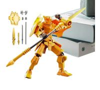 Action Figures Set- 4x13cm Versatile 3D Printed Action Figure | Transformative Unique Collectibles Figureines | Multi Jointed Movable Robot | Full Body Mechanical Movable Toy For Desk Decoration