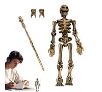 Action Figurine squelette, Stylish, Easy to Install Multiuse Figurines pour enfants, jouet sensoriel flexible, assemblage corps complet étagère bureau | Multipurpose Outdoor Indoor Ut