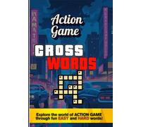 Action game crossword puzzle: crossword puzzle with Easy to read print about action, cars, gaming and more / 6x9 inches, 120 pages / 50+ puzzles ... Gift for boys cousins , boys friends