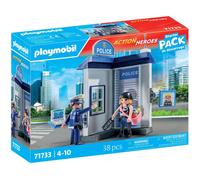 Action Heroes Salle D'interrogatoire Police, Relevé D'empreintes 71733 Multicolore TU