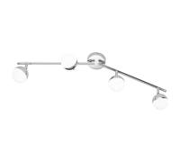 Action LED Applique Murale Plafonnier Barre Sanan Chrome 4 X 4,5W 1520lm Chaud
