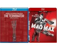 Action Movie Night 2-Pack Blu-ray - Mad Max & The Terminator, Starring Mel Gibson & Arnold Schwarzenegger