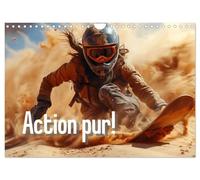 Action pur - Superbe passe-temps (calendrier mural 2026 DIN A4 paysage) - Calendrier mensuel CALVENDO