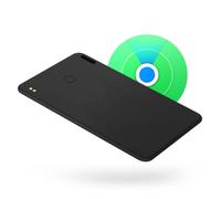 Action Smart Finder Card - Fonctionne avec l'app Localiser (iOS), Localisateur d'objets avec Haut-Parleur et Batterie Rechargeable au Format Carte de crédit - Noir
