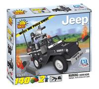 Action Town 140 pièces Willys MB Jeep Police SWAT ensemble de voiture jouet cade