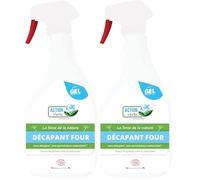 ACTION VERTE - Décapant four - Dissout les graisses cuite et carbonisées - Formule naturelle - Contact alimentaire - Format gel - 1L - Fabrication française - Réservé aux professionnels (Lot de 2)